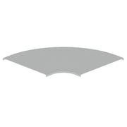 Unex - Deckel Bogen für Kabeltragsystem Abdeckung Bogen 90° grau 66611-48 600 U48X RAL7038