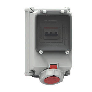 Bals Elektrotech - CEE-Steckdose abschaltbar, abgesichert (IEC 60309) Wandsteckdose abgesichert 15142 32A 4p 400V 6h IP67