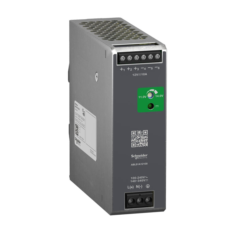 Schneider Electric - Gleichstromversorgung Spannungsversorgung ABLS1A12100 12VDC, 10A, 120W,1-p − 1 Stück