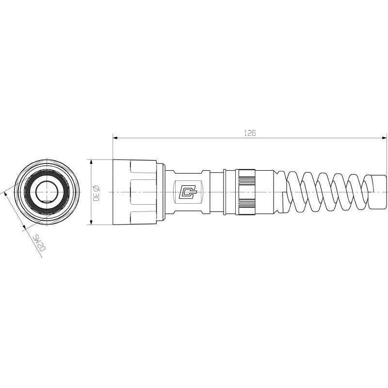 Weidmüller - Elektronik-Leergehäuse Steckergehäuse IE-PH-V01M-BP V1 EtherNet/IP − 10 Stück