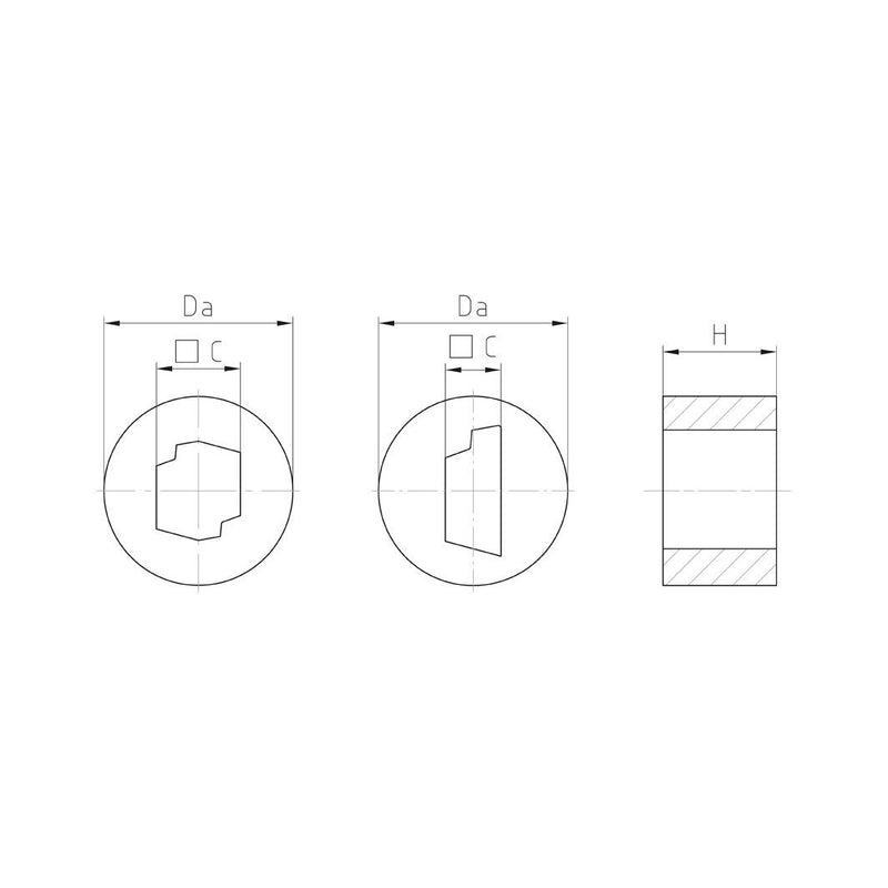 Jacob - Dichtring, flach Dichtring WJ-DM 20/ASI/2 − 50 Stück
