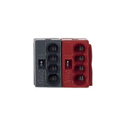 Schneider Electric - Bussystem-Anschluss-/Abzweigklemme Busanschlussklemme MTN689701 rot/dunkelgrau − 1 Stück
