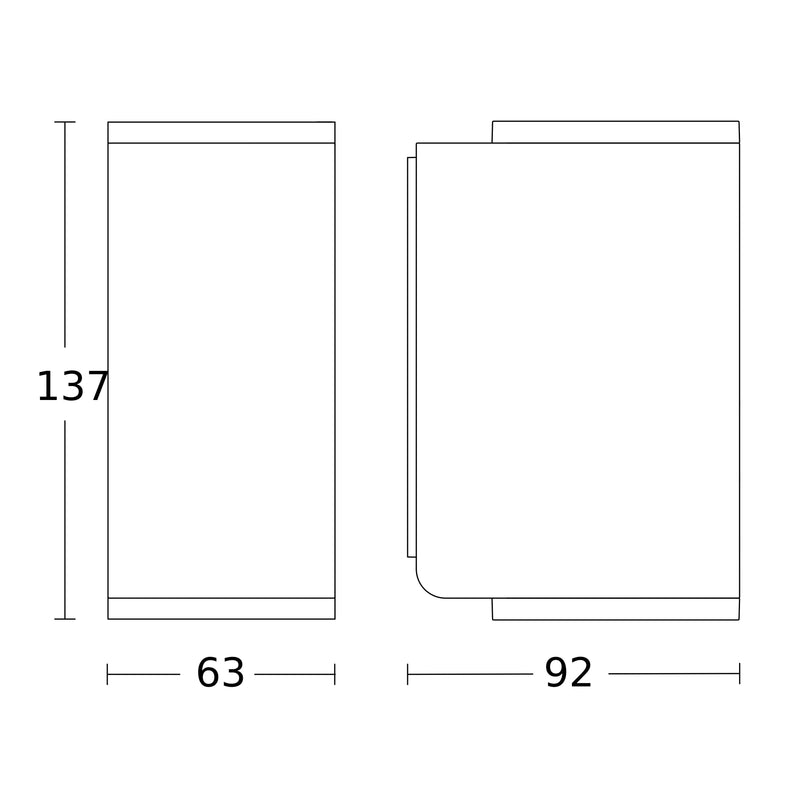 Steinel - Decken-/Wandleuchte Außenleuchte ohne Sensor L 930 ANT 3000K 92 x 63 x 137 mm