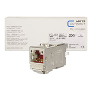 Metz Connect - Modularer Steckverbinder 25Gmodul 130B11-25-Z MC 25G-net Jack − 12 Stück