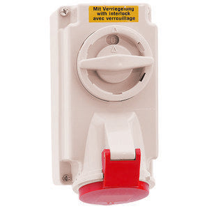 Bals Elektrotech - CEE-Steckdose abschaltbar, abgesichert (IEC 60309) CEE-Steckdose 16907 16A,5p,400V,6H,IP44
