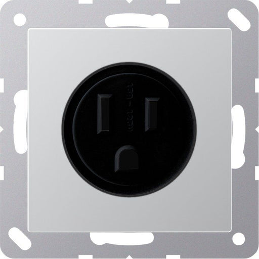 Jung - Steckdose alu A 521-15 AL 15A 125V Schutzkont