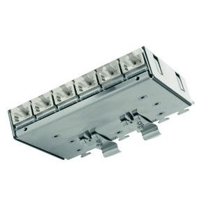 Telegärtner - Patchpanel Kupfer Mini-Verteiler Cat.6A 100006992 TH35MPD6-HS K