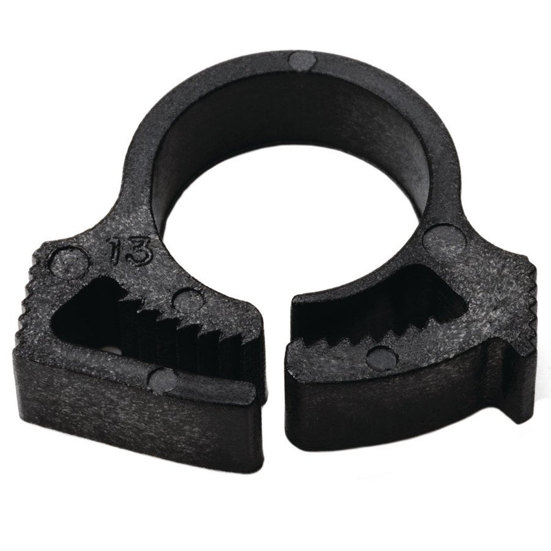 HellermannTyton - Befestigungsschelle für Kabel/Rohre Befestigungsschelle SNP6-HIR-BK-C1 − 100 Stück
