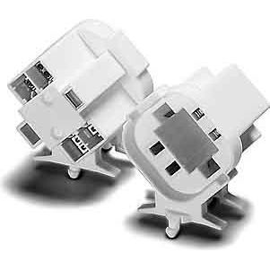 Houben - Lampenfassung Fassung G24q-3 108576 ws,45Gr,einstb,f.26W − 50 Stück