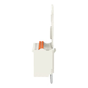 WAGO - Leiterplattensteckverbinder 1-Leiter-THT-Federleiste 2091-1156 CAGE CLAMP,lichtgrau − 50 Stück