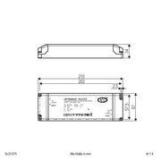 EVN Lichttechnik - LED-Betriebsgerät LED-Netzgerät 12V SLD1275 dimmbar 32,4-75W