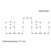 WAGO - Zubehör/Ersatzteile für steckbare Gebäudeinstallation Zugentlastungsgehäuse 770-506/029-000 2 Leitungen,schwarz − 20 Stück