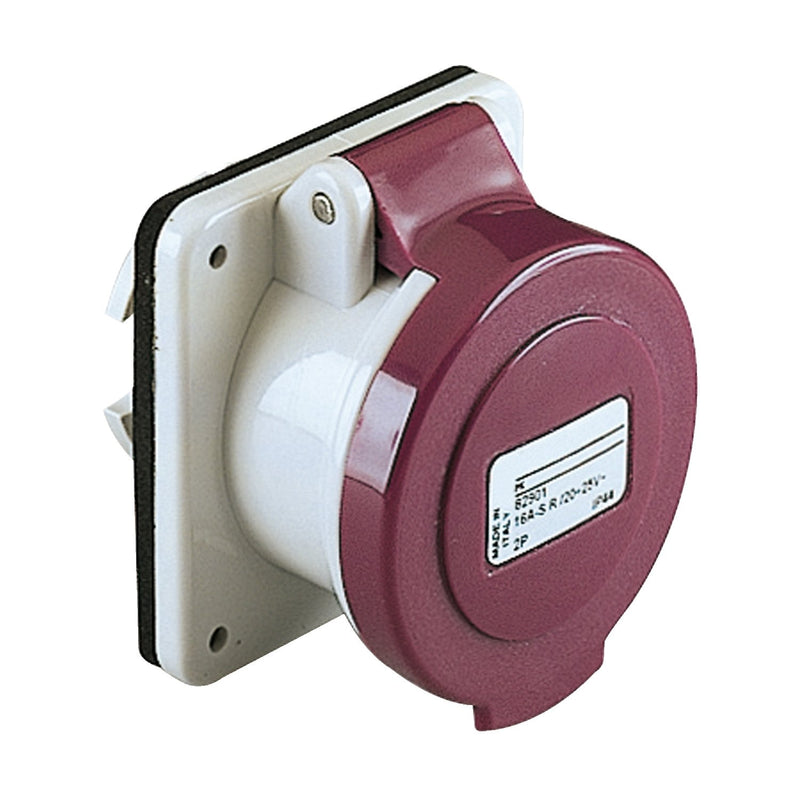 Schneider Electric - CEE-Anbausteckdose (IEC 60309) Industriesteckdose 82916 gerade, 32A, 3-polig