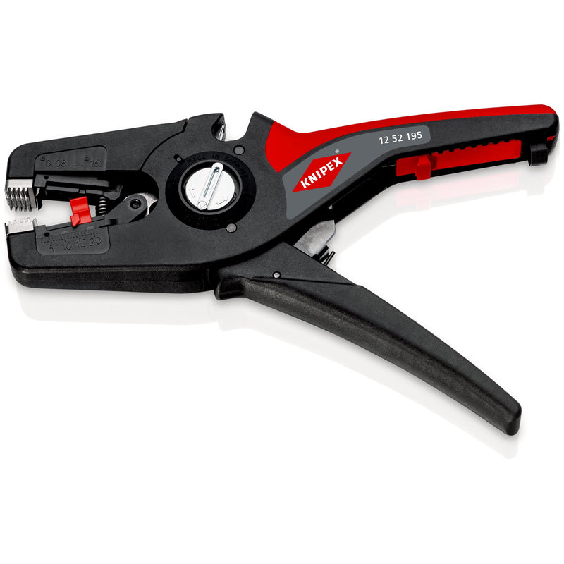 Knipex - Abisolier-/Abmantelwerkzeug AutomatischeAbisolierzange 12 52 195 − 1 Stück