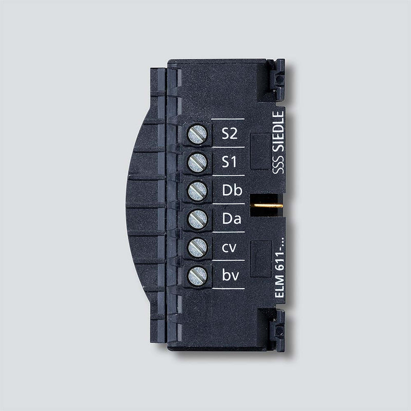 Siedle&Söhne - Zubehör/Ersatzteile für Türkommunikation Klemmblock sw 200029924-00 f. ELM 611 − 1 Stück