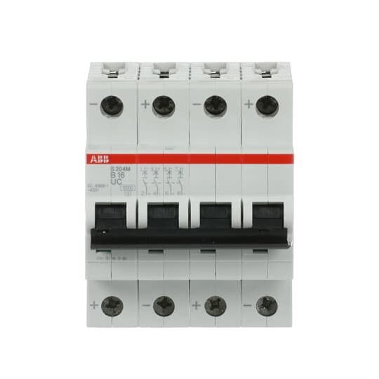 ABB Stotz S&J - Leitungsschutzschalter Sicherungsautomat S204M-B16UC 10 kA, 16 A, 4P
