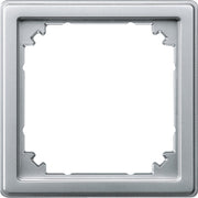 Merten - Einsatz/Abdeckung für Kommunikationstechnik Adapter AQUADESIGN, alu 518360 f.System M-Komp
