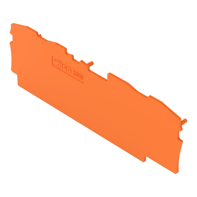 WAGO - Abschluss- und Zwischenplatte für Reihenklemme Abschluss- u. Zwischenpl. 2006-1492 1mm dick − 25 Stück