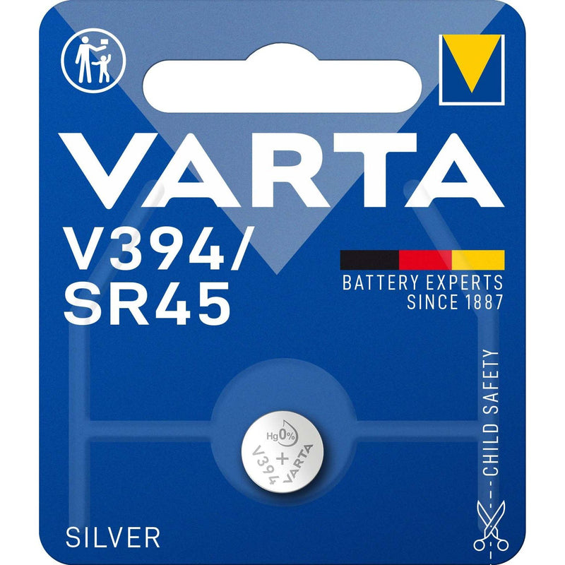Varta Cons.Varta - Batterie Electronics V 394 Bli.1 1,55V/58mAh/Silber − 10 Stück