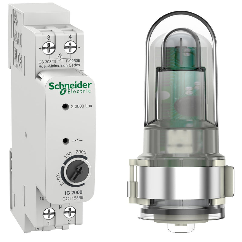 Schneider Electric - Dämmerungsschalter Reiheneinbau Dämmerungsschalter CCT15369 IC2000