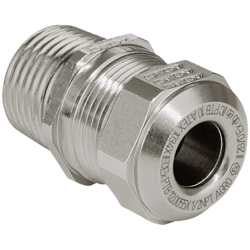 Kaiser - Kabelverschraubung Ex-Kabelverschraubung EX1126.1/2NPT.140 Ms NPT 1/2 9-14 − 25 Stück
