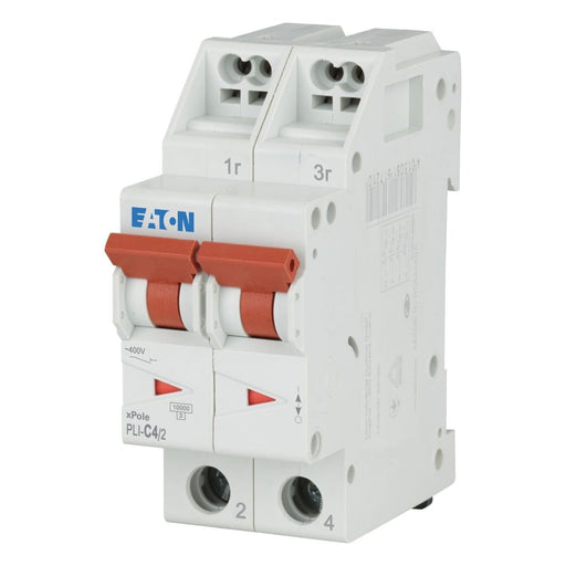 Eaton - Leitungsschutzschalter PLI-C4/2 C 4A, 2p Steckkl