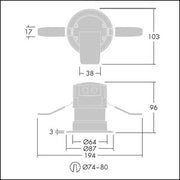 Thorn - Downlight/Strahler/Flutlicht LED-Downlight CHAL74 LED #96631505 3000K