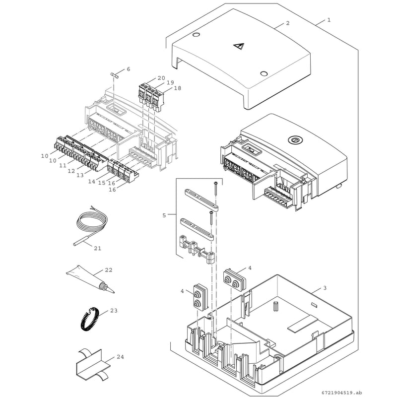 Bosch Thermotechnik - Regler mit fester Anwendung Mischermodul MM100 151x184x61