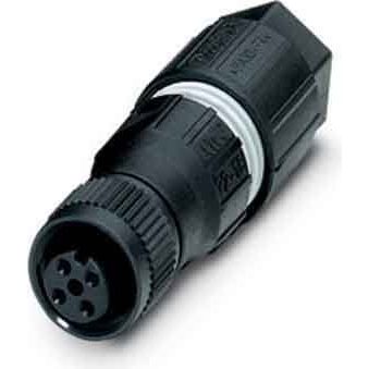 Phoenix Contact - Rundsteckverbinder, feldkonfektionierbar (Industriesteckverbinder) Sensorsteckverbinder SACC-M12FS-4QO-0,75 4-p.,Buchse,gerade