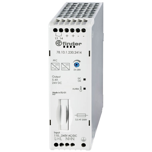 Finder - Gleichstromversorgung Schaltnetzteil 78.1D.1.230.2414 E 110-240 VAC/DC