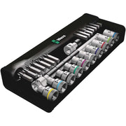 Wera - Werkzeugset Zyklop Metall-Knarrensatz 004078 1/2"-Antrieb, 7-tlg