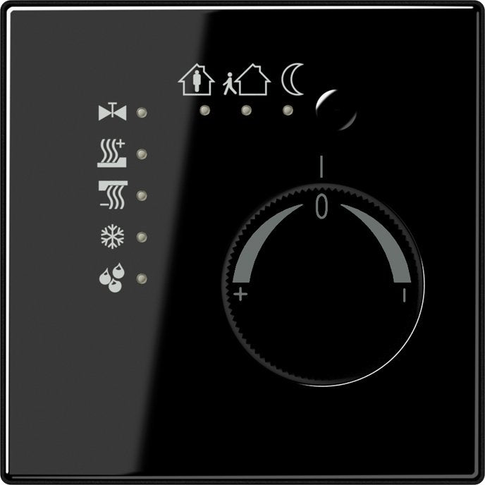 Jung - Bussystem-Raumtemperaturregler KNX Stetigregler sw LS 2178 TS SW mit int.Busankoppler − 1 Stück