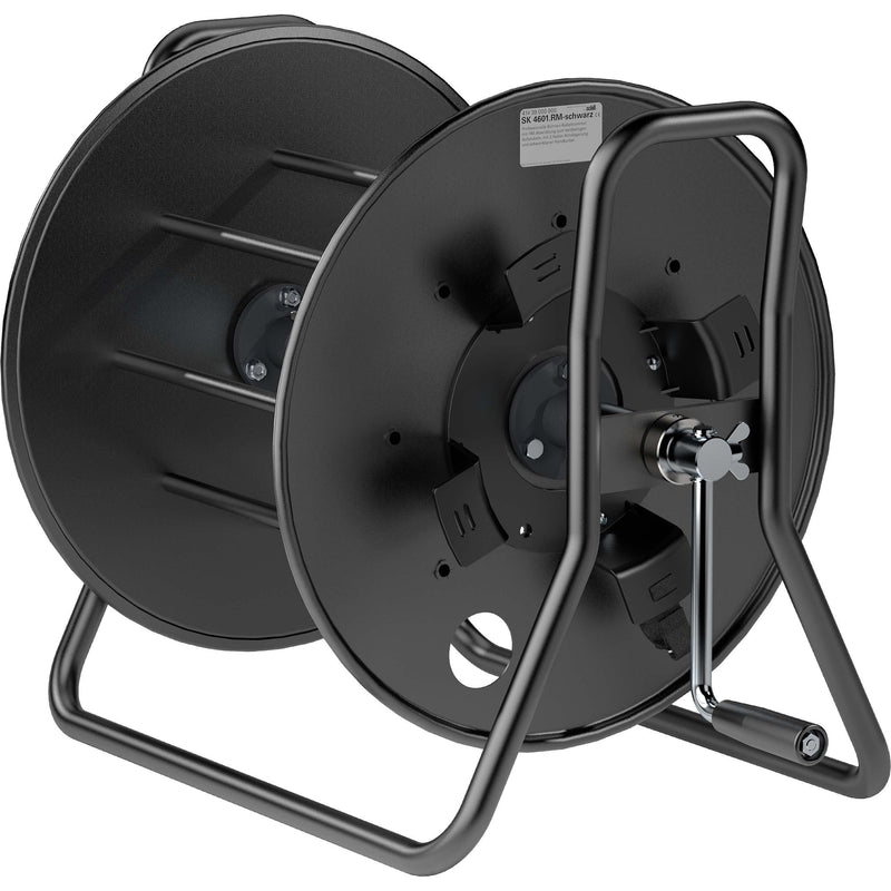 Schill - Kabeltrommel Stahlblech-Kabeltrommel SK 4601.RM-SCHWARZ mit Hilfsspule