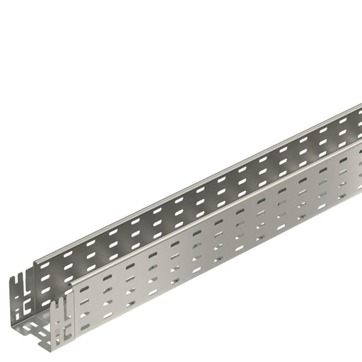 OBO Bettermann - Kabelrinne MKSM gelocht MKSM 110 A2 m. Schnellverbindung − 3 Meter