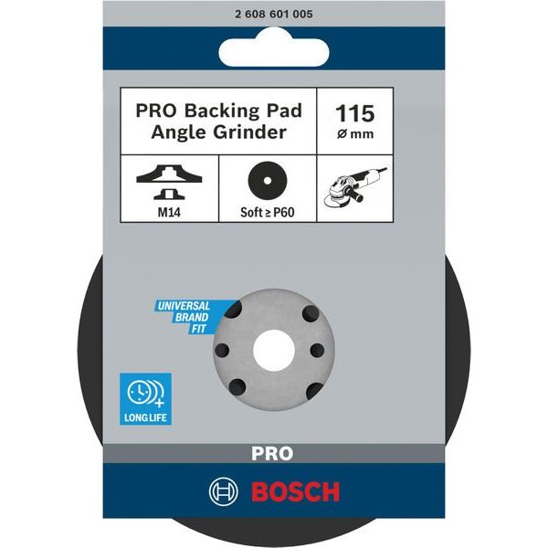 Bosch - Stützteller für Schleifwerkzeug PRO Stützteller weich, 2608601005 115 mm, M14