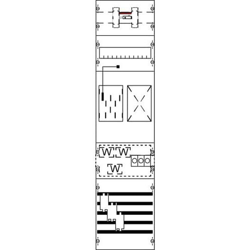 Striebel&John - Zählerfeld Mess-u.Wandlerfeld KA4604 komplett BH3-1FB