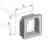 Pflitsch - Kabelschutz für Installationskanal Kantenschutz PIK KS 30/30 TPE 30x30mm sw − 25 Stück