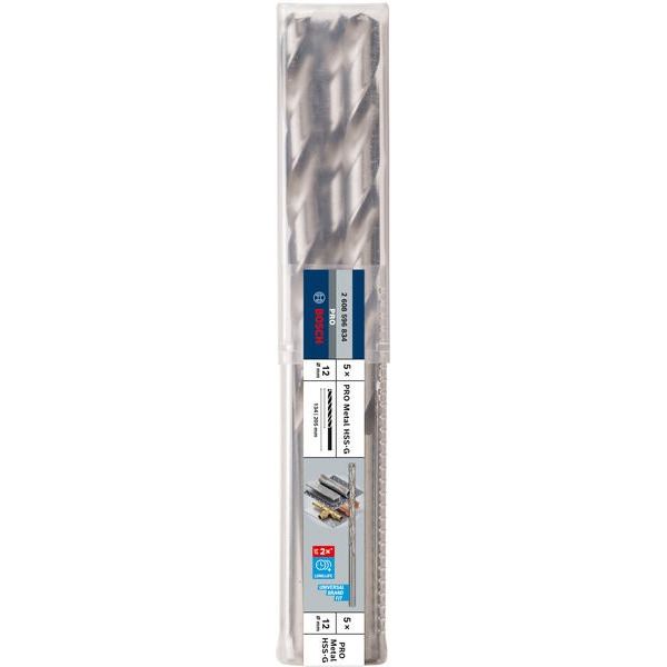 Bosch - Bohrer PRO Metal HSS-G 2608596834 Spiralbohrer 12 x
