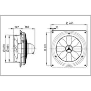 Maico - Explosionsgeschützter Ventilator Axial-Wandventilator DZQ 45/6 B Ex e ex-geschuetzt