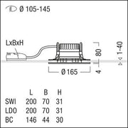 Zumtobel Group - Downlight/Strahler/Flutlicht LED - Downlight PANOS R  #62927747 940