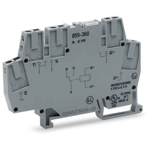 WAGO - Schaltrelais Relaismodul 859-360 AC 115 V