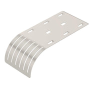 OBO Bettermann - Abgangsblech für Kabelleiter Kabelabgangsblech KAB GR A2 192x85x51mm − 10 Stück