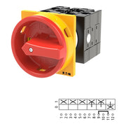 Eaton - Lasttrennschalter Hauptschalter 3polig 32A T3-3-8901/EA/SVB Einbau 90Grd Not-Aus