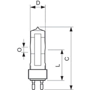 Philips Lighting - Studio-, Projektions- und Fotolampe Projektionslampe MSD 1200 1CT/3