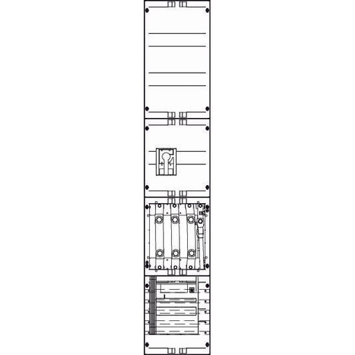 ABN - Zählerfeld Wandlerfeld W19X632N 200A SAS40mmCU-Lasch