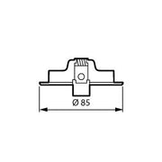 Philips Lighting - Mechanisches Zubehör/Ersatzteile für Leuchten Einbaustrahler o. Fassung RS155Z CFR #94117599 rund, ws, HaloX − 1 Stück