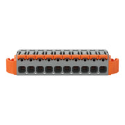 WAGO - Kabelsteckverbinder für Leiterplattensteckverbinder 1-Leiter-Federleiste 2231-1110/038-000 Push-in CAGECLAMP,gr − 50 Stück