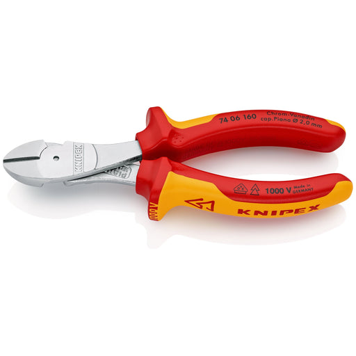 Knipex - Seitenschneider Kraft-Seitenschneider 74 06 160 SB isoliert, 160mm