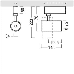 Zumtobel Group - Downlight/Strahler/Flutlicht LED-Strahler V2 S 700- #60716762 927-65