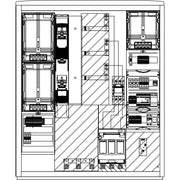 Elsta Mosdorfer - Zähler-Komplettschrank Wandlerschrank Freiluft WSP620V.N1.C1101 WS-PV-ACS A655-2